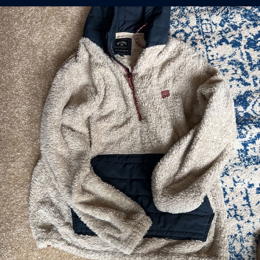 Billabong Mens xl hoodie/jacket cross over super comfy brand new no tags